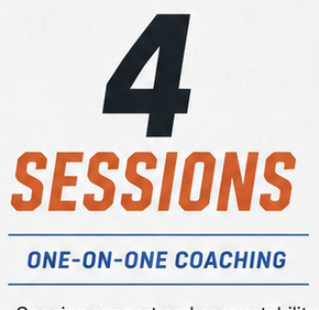 One-on-one Coaching: 4 SESSIONS